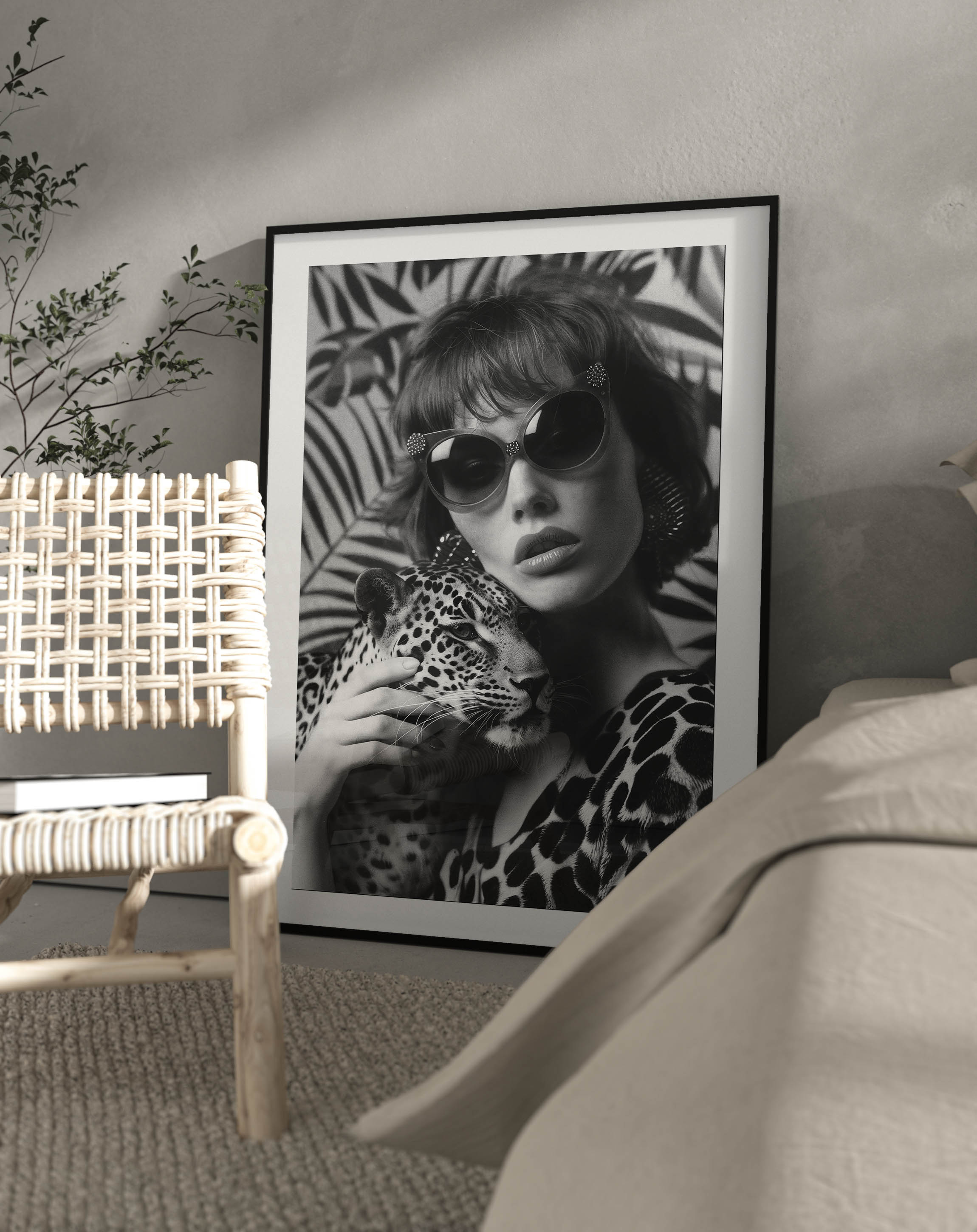 poster mansion wall art/ home decor, black and white prints