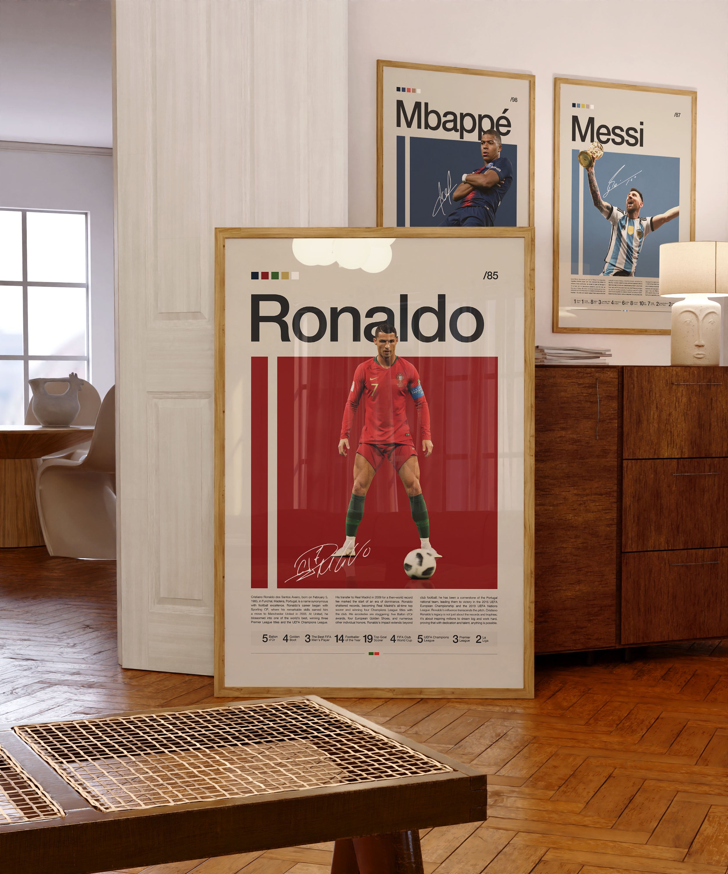 Cristiano Ronaldo, CR7, football, soccer, poster, print, wall art, frame, home decor