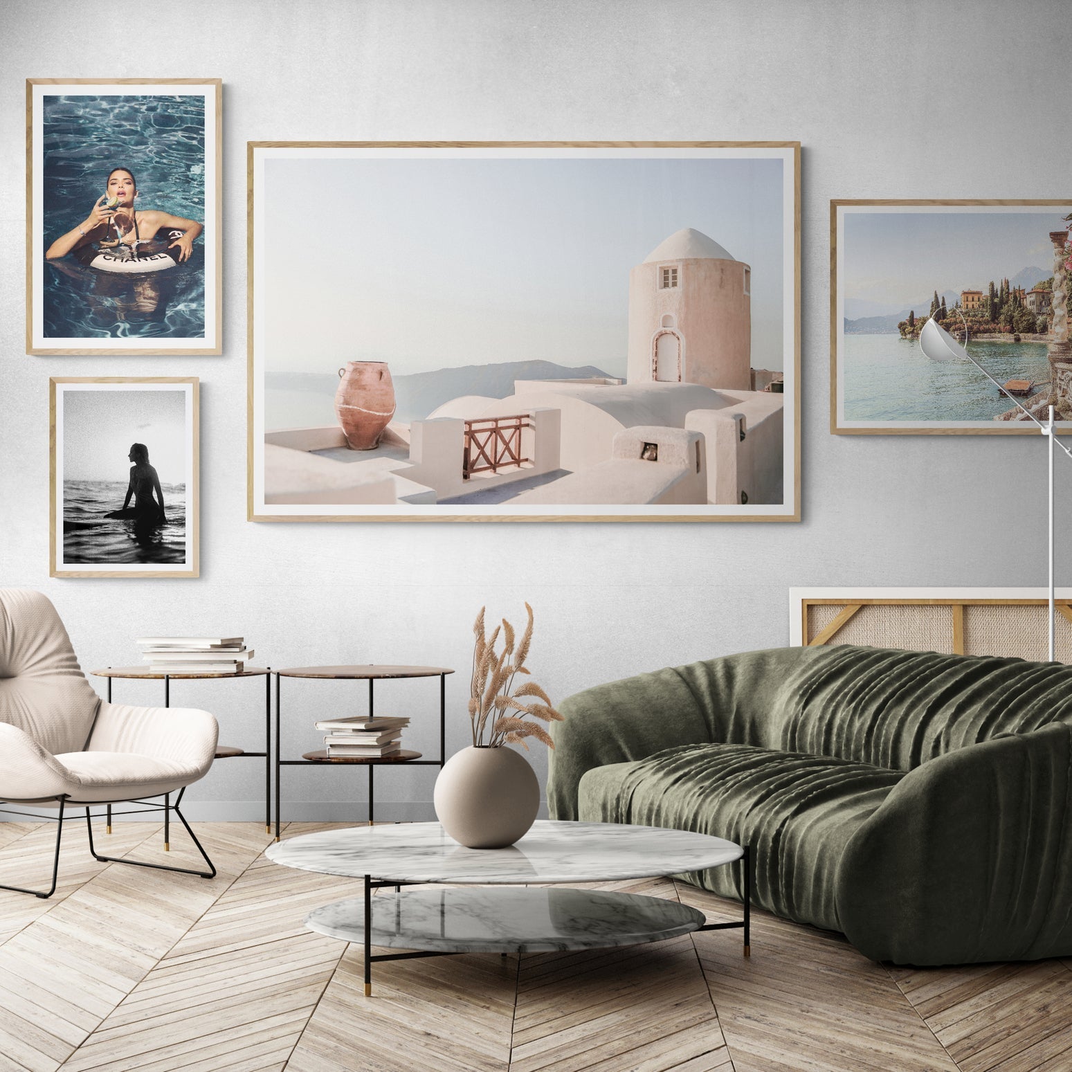 Santorini, Griechenland Poster