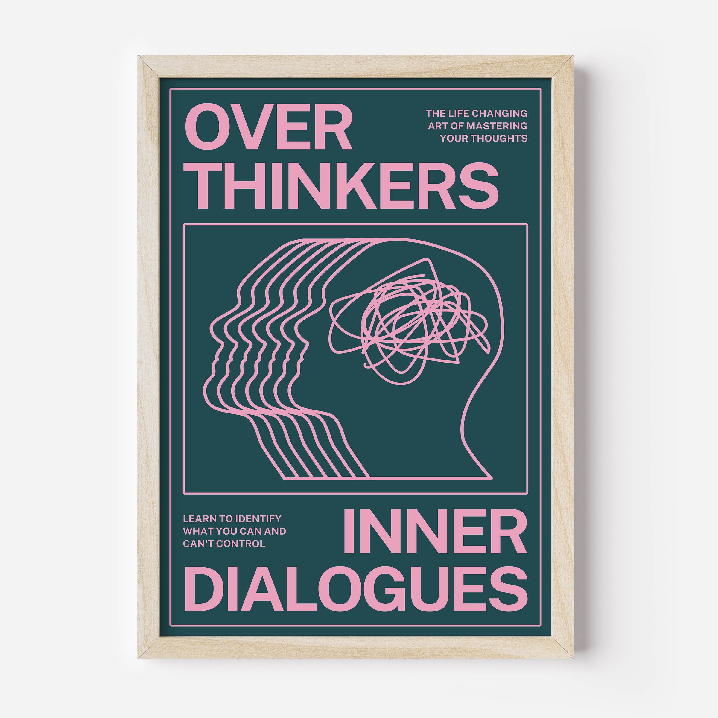 self awareness illustration poster design