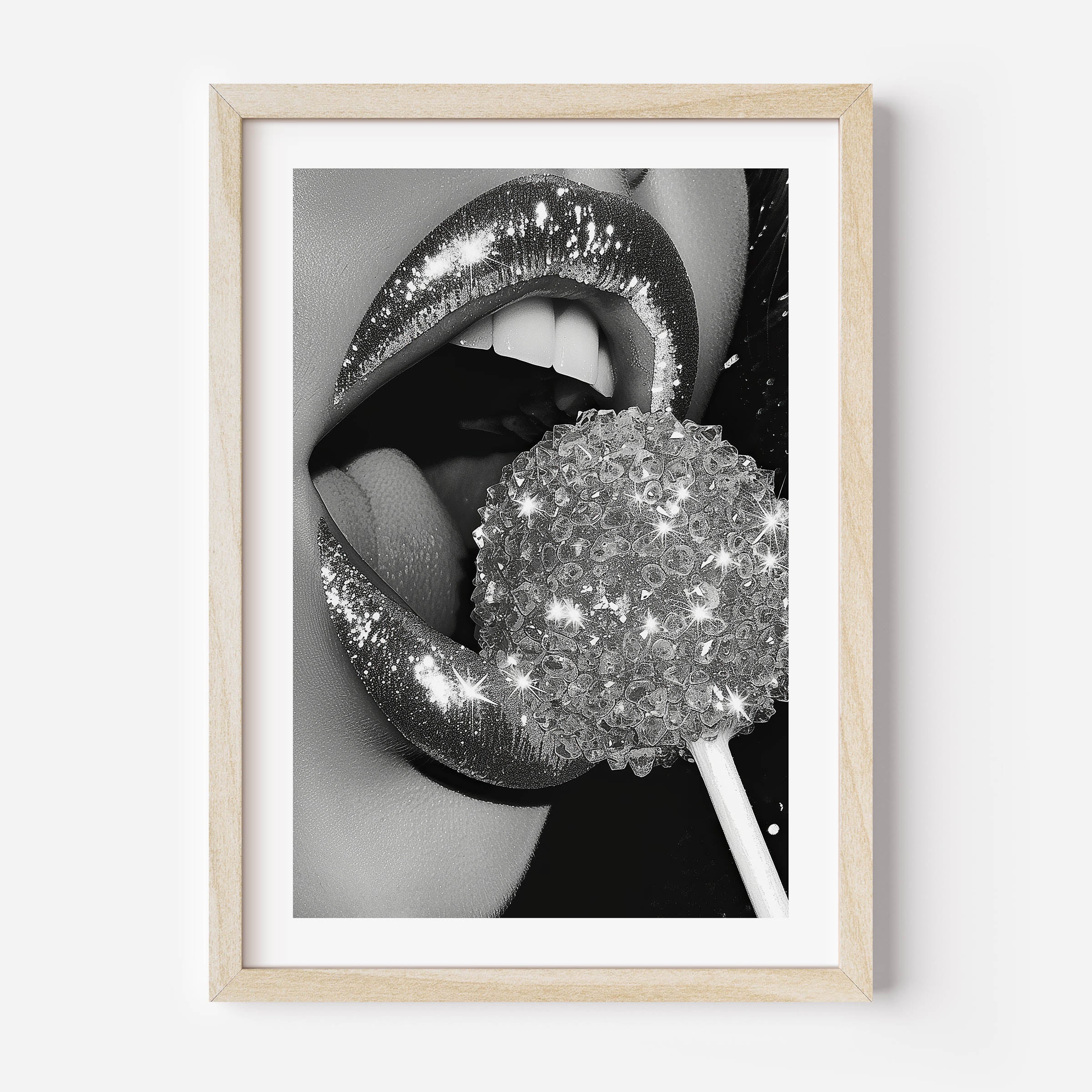 Glitzer-Glamour Poster