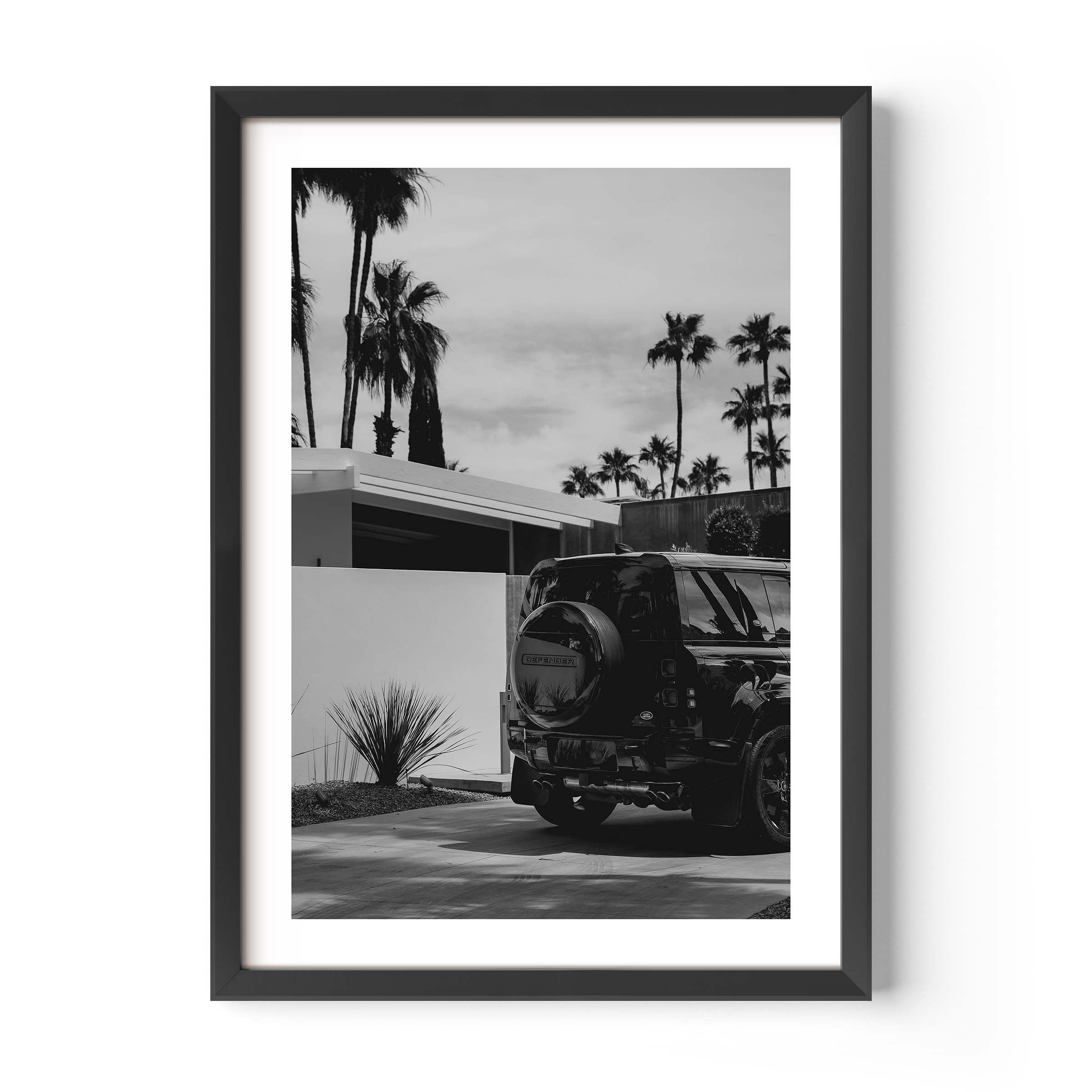 Blacktop and Palms Poster