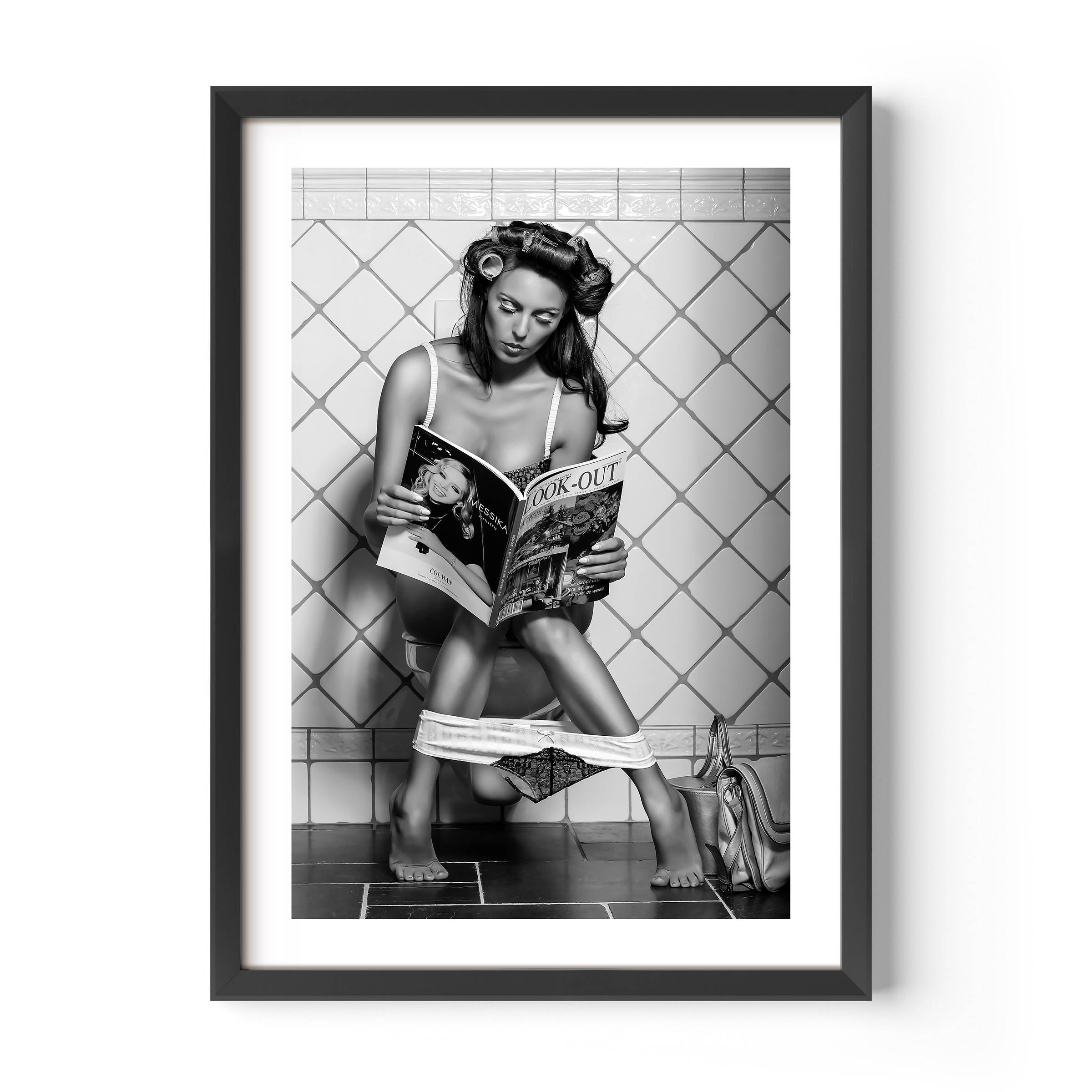 Catching up on reading Poster