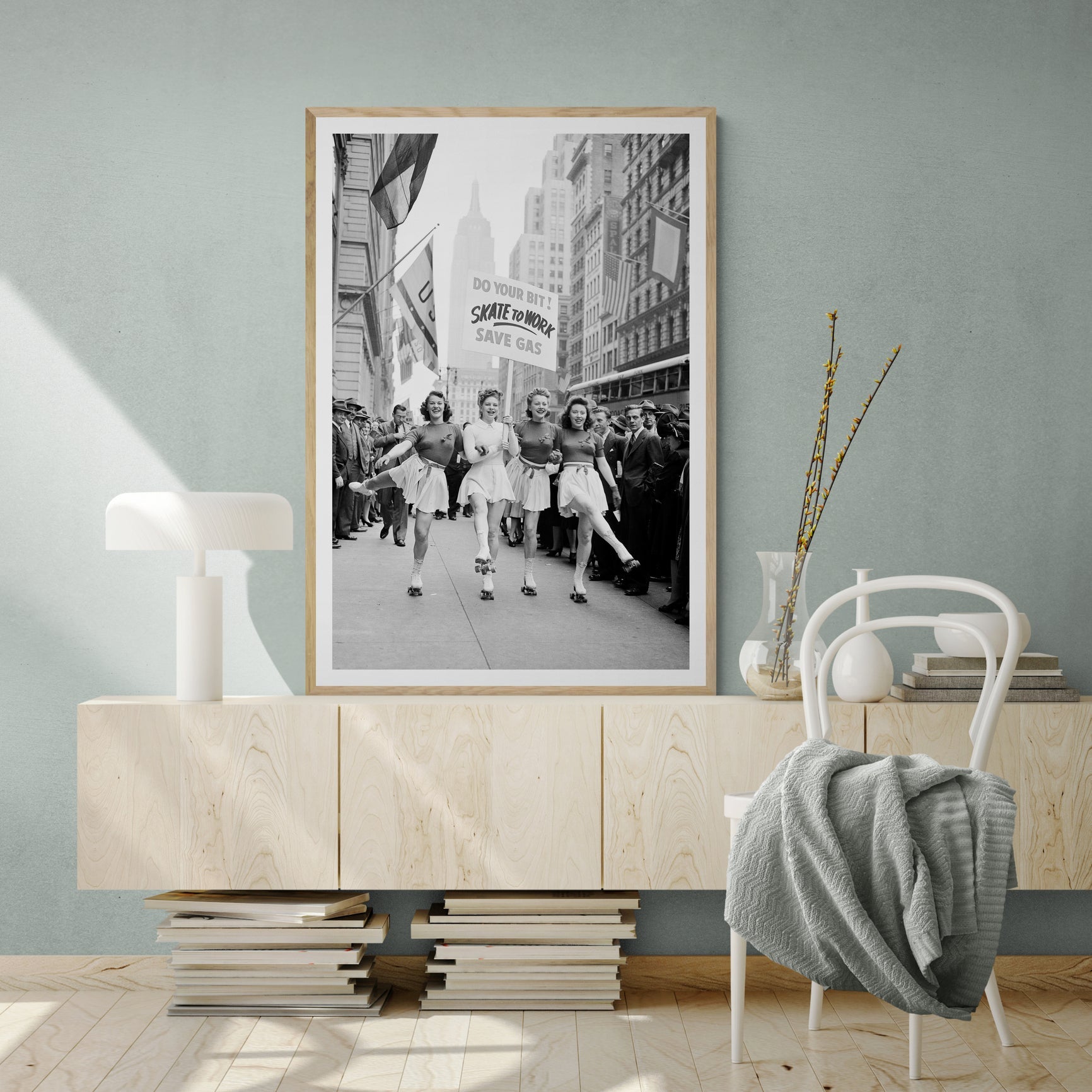 Skate To Work Poster