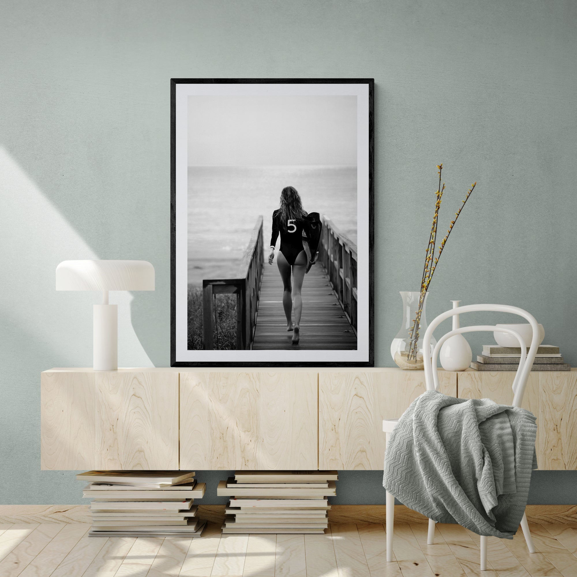 Poster zum Surfen gegangen