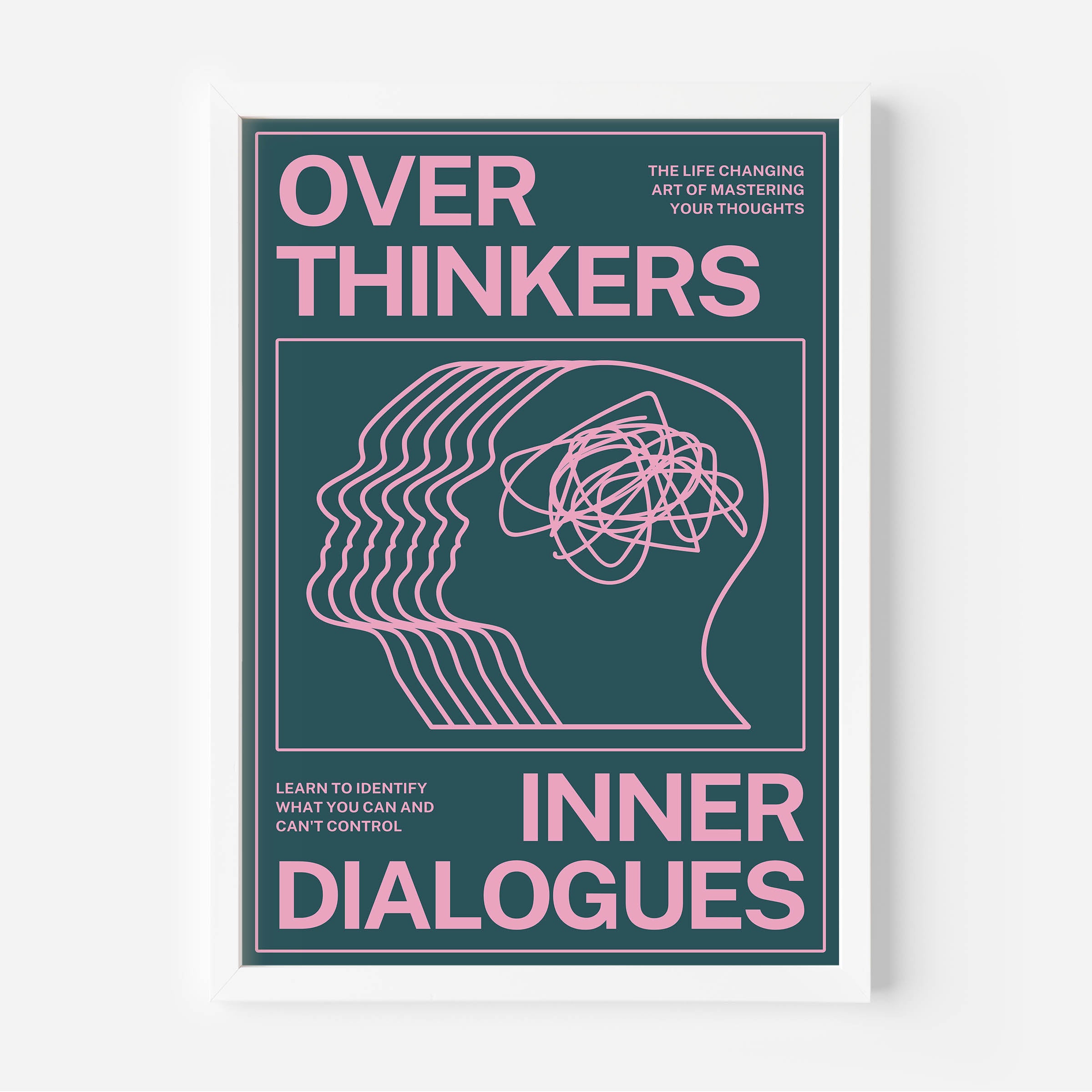 self awareness illustration poster design