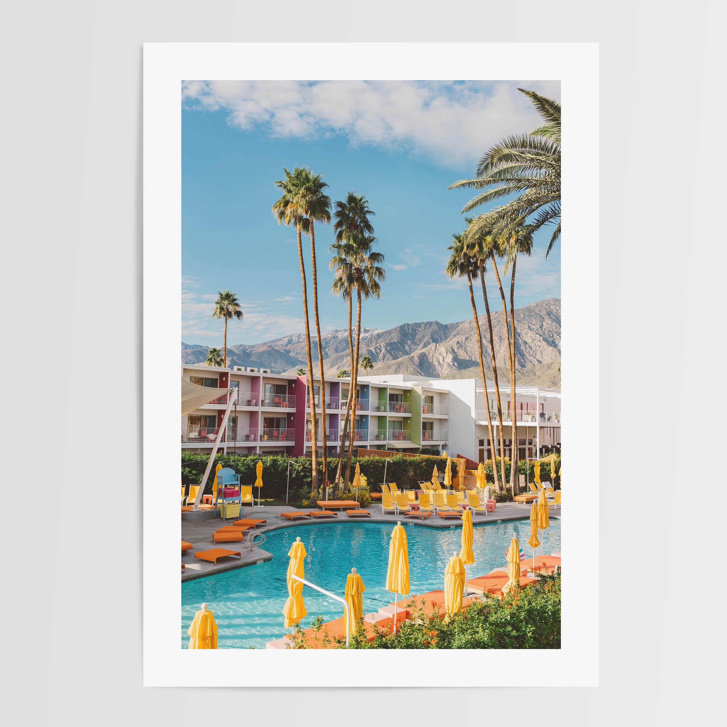 palm springs hotel, colorful, wall art, wall decor, prints, poster