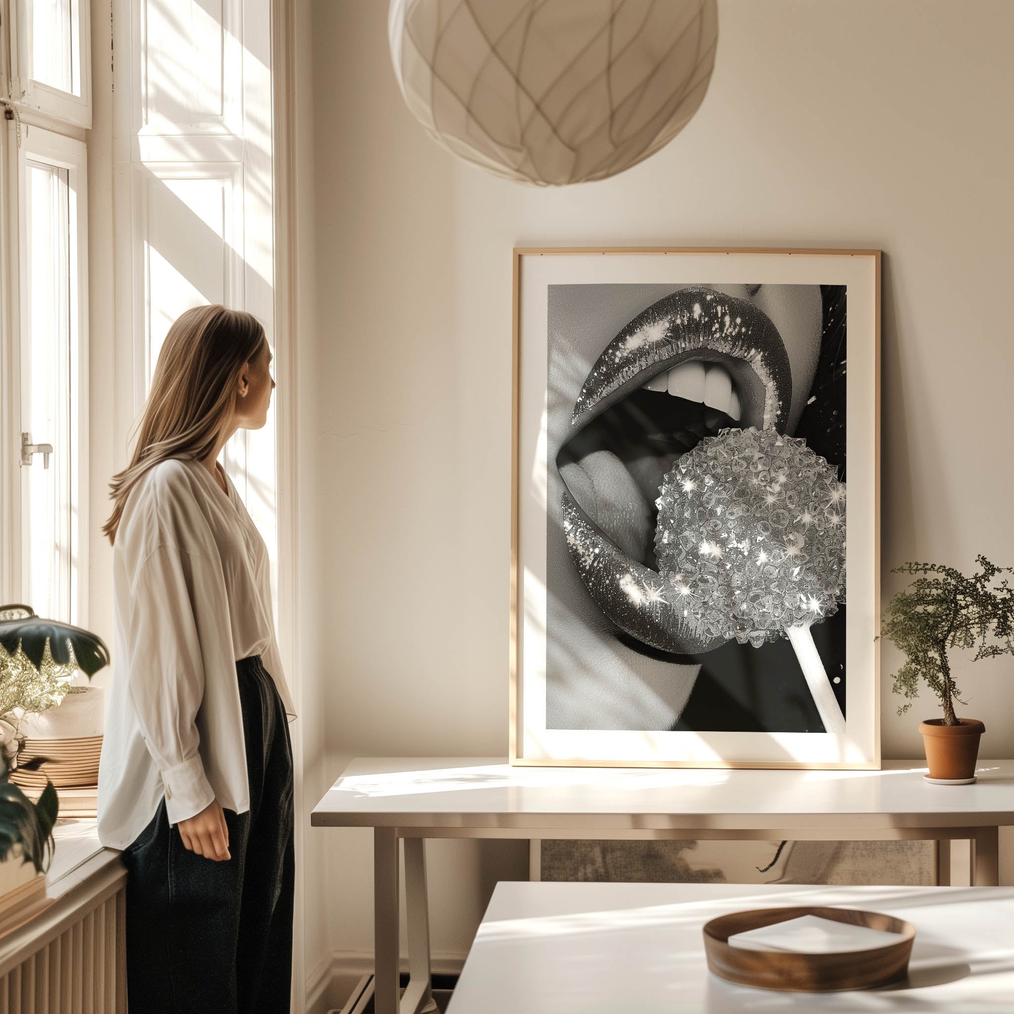 Glitzer-Glamour Poster