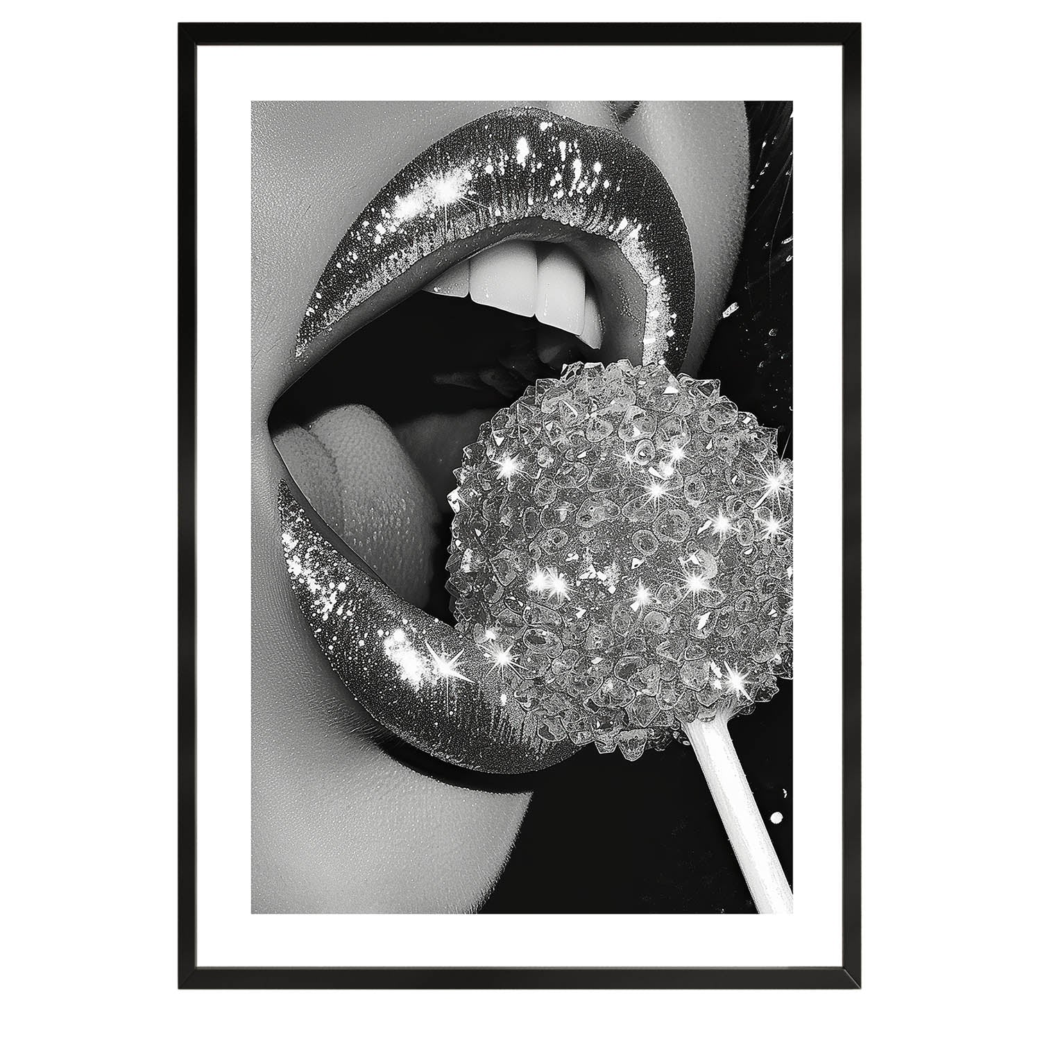 Glitzer-Glamour Poster