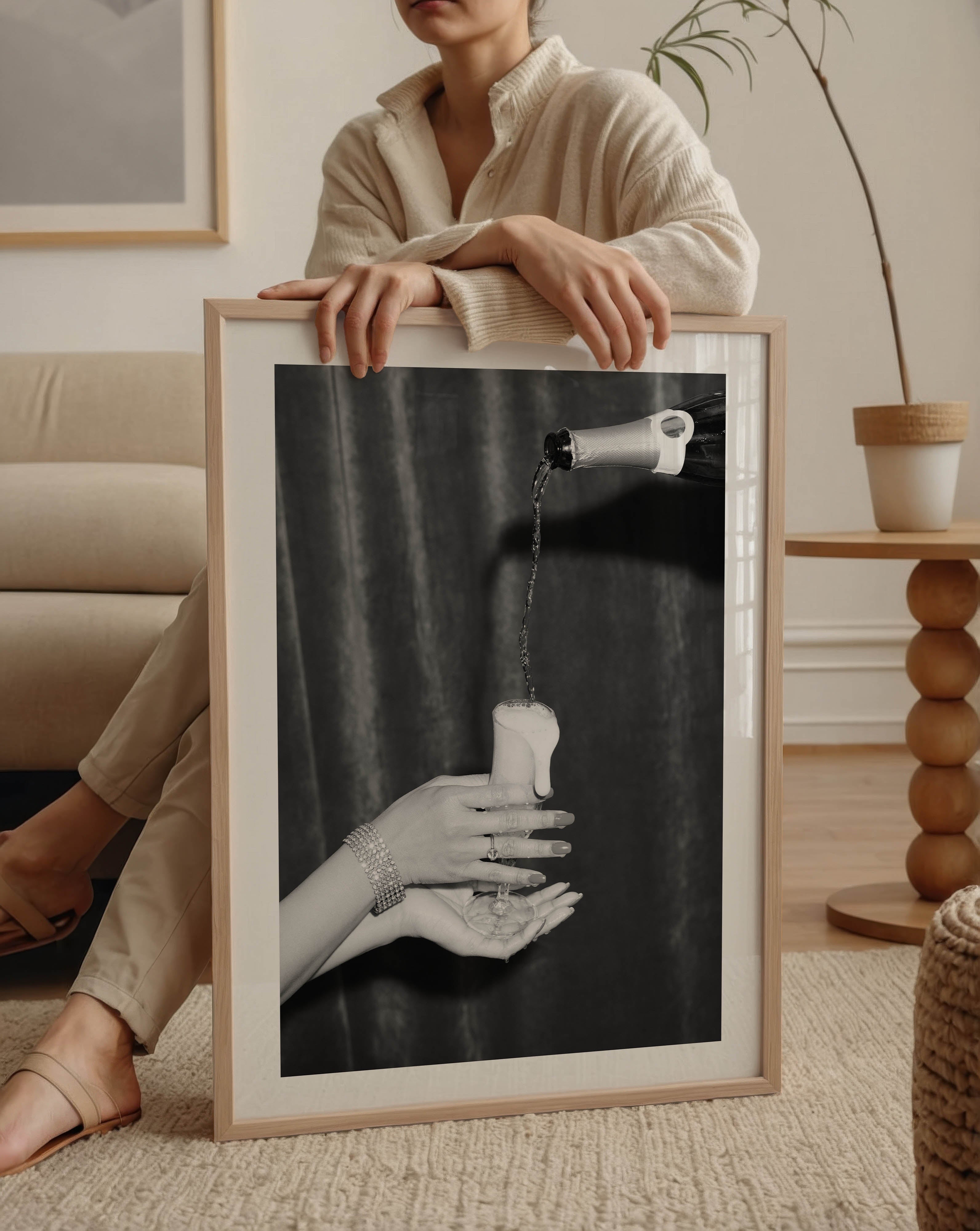 Champagner-Nächte-Poster