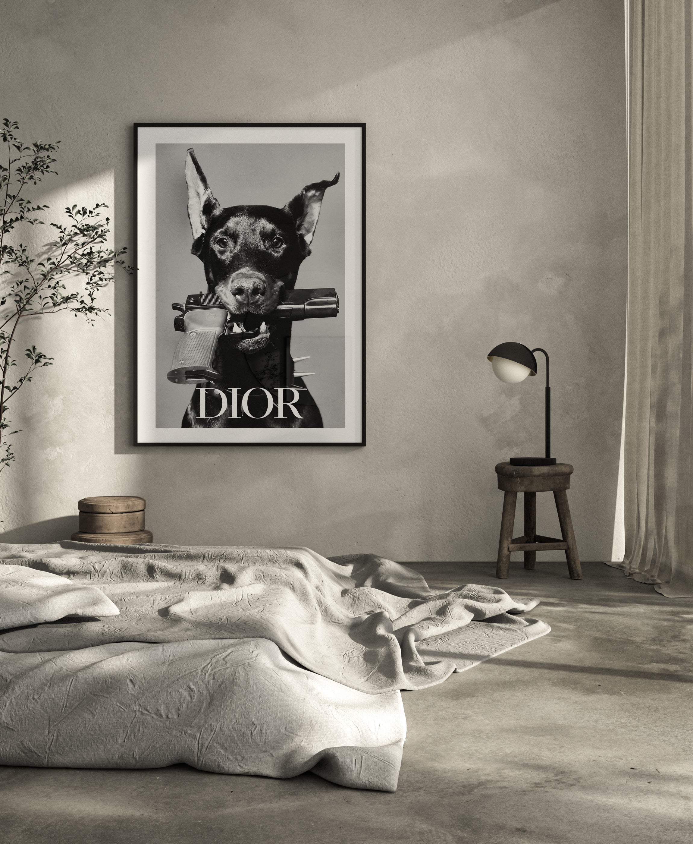 Dobermann Defender Poster