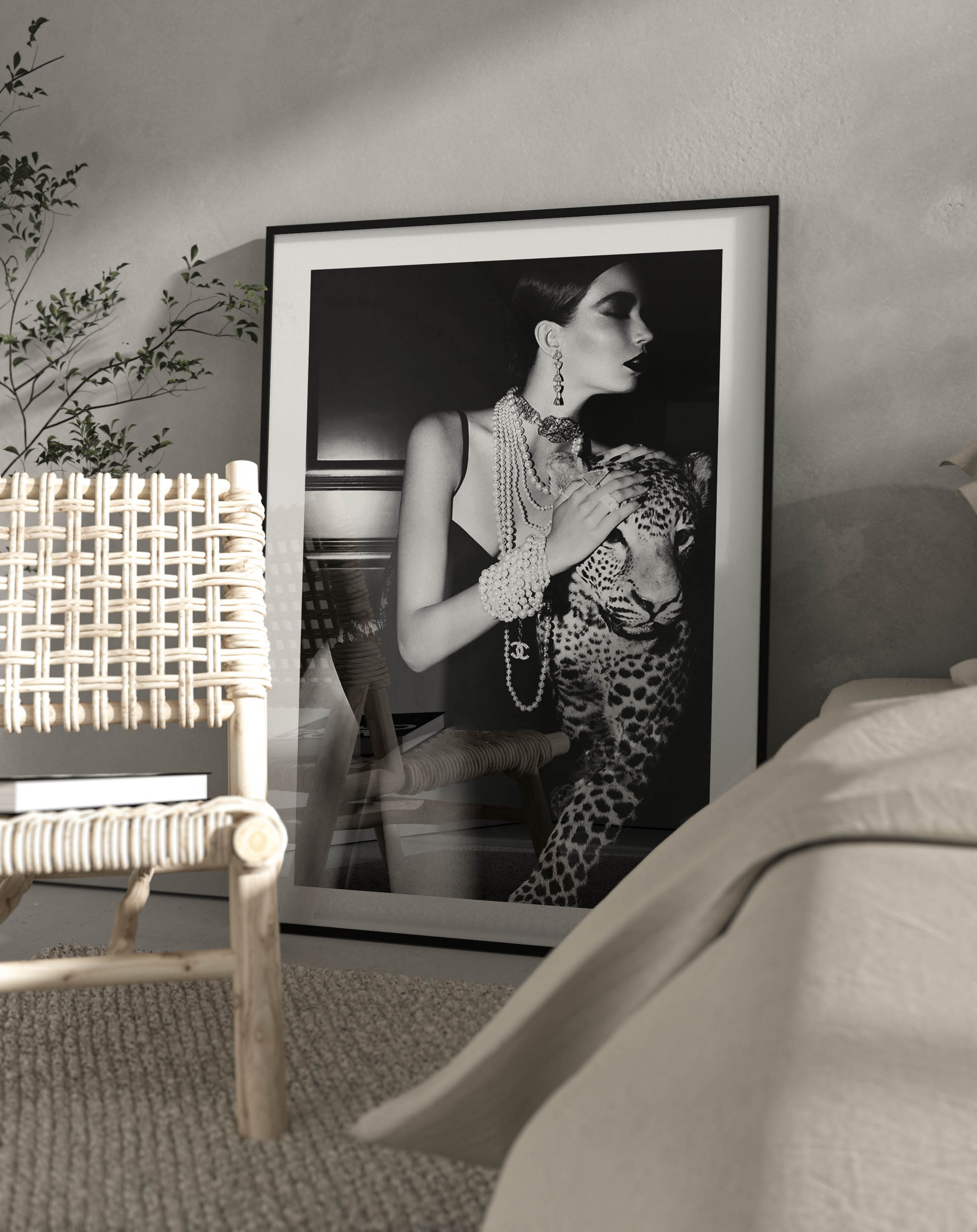 poster mansion print/ black and white wall art/ home decor
