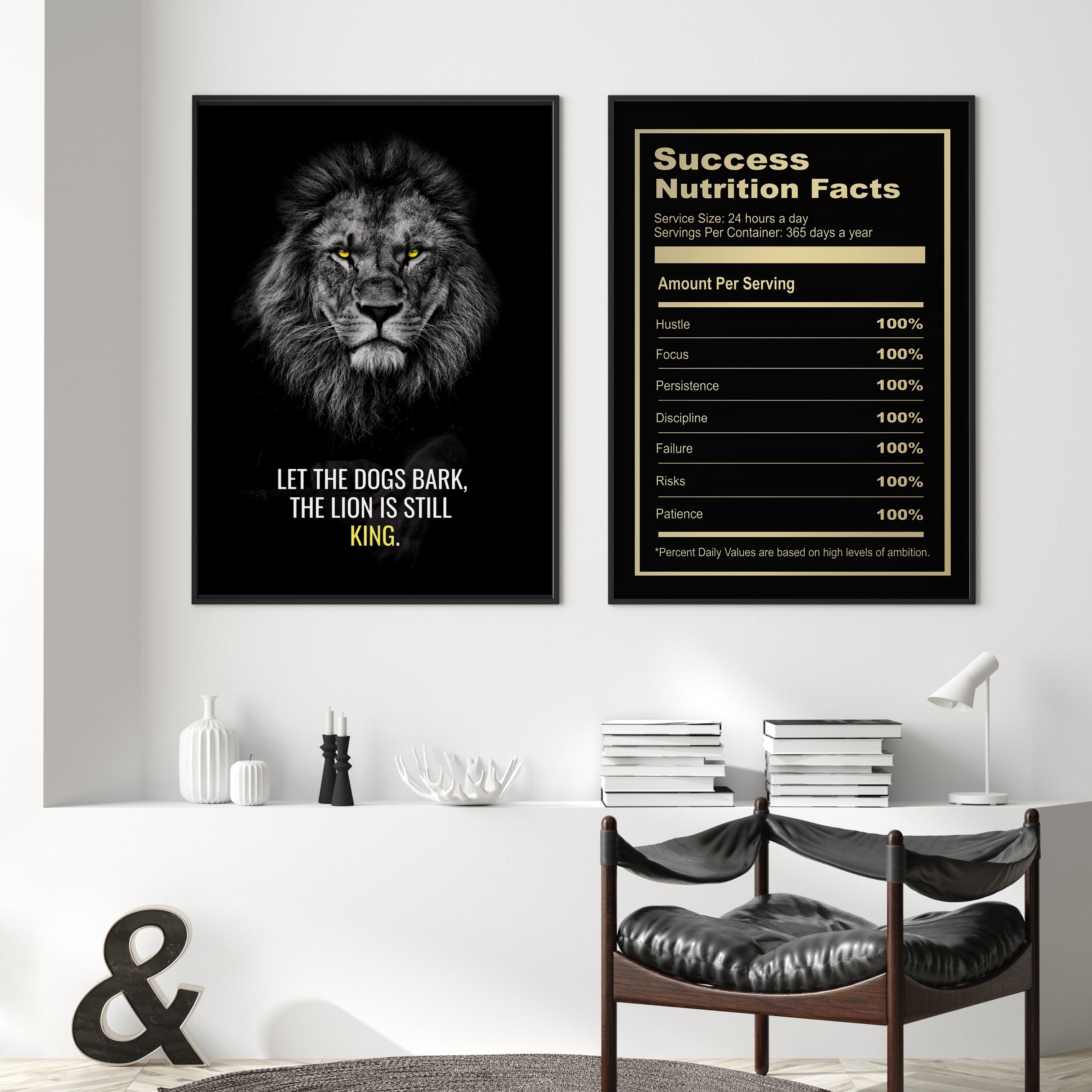 Löwe ist immer noch König Poster