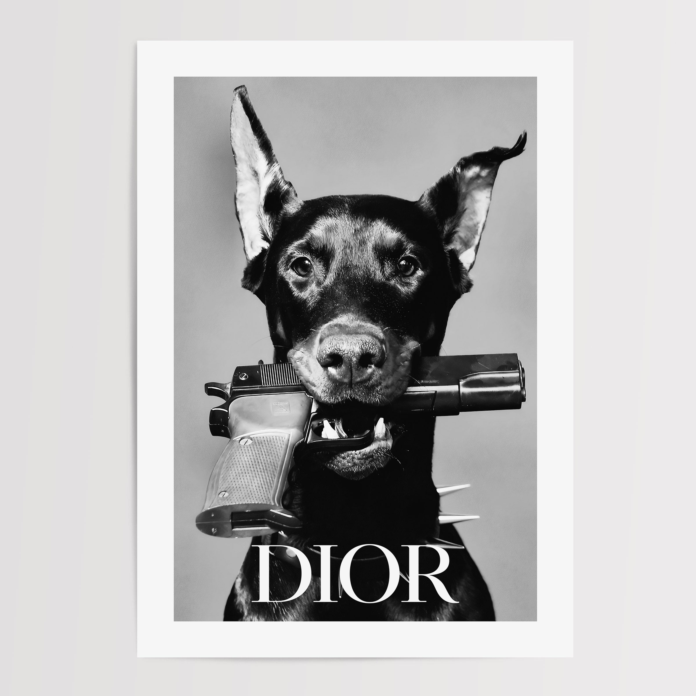 Dobermann Defender Poster