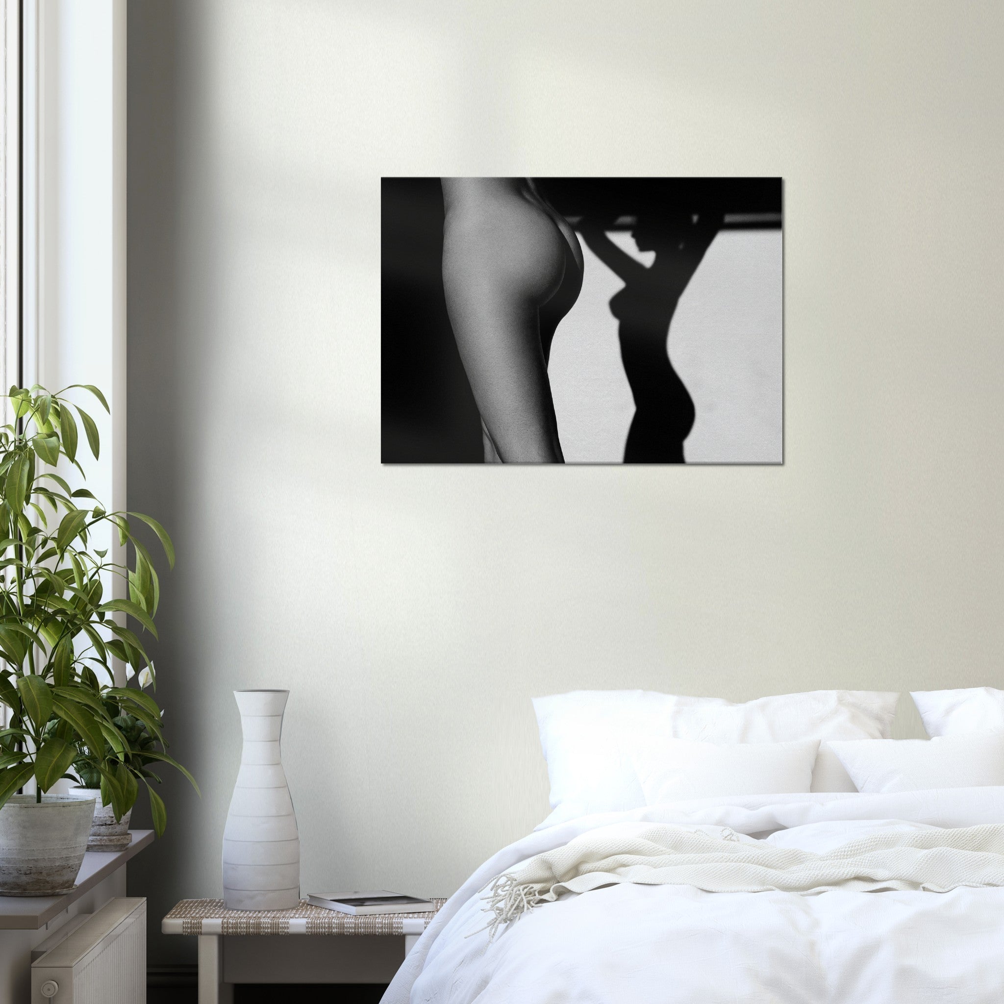 Black and White Artistic Portrait Canvas