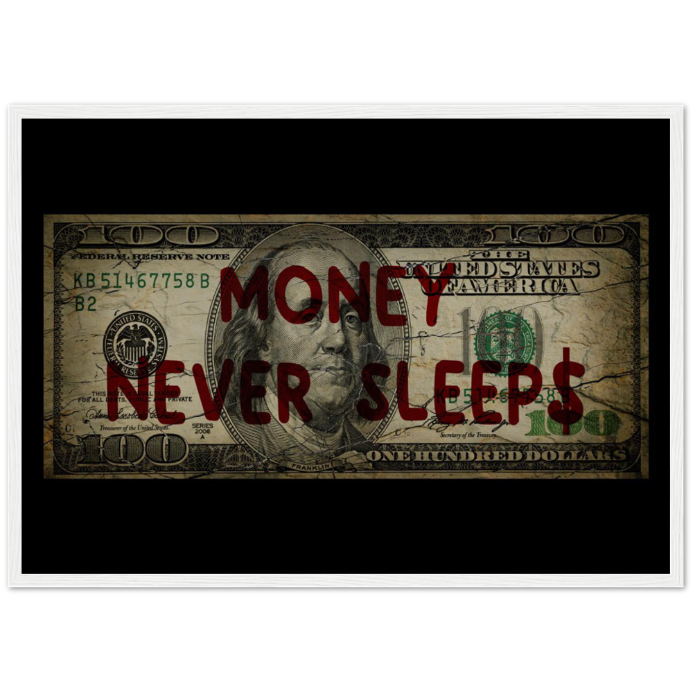 Geld schläft nie Poster
