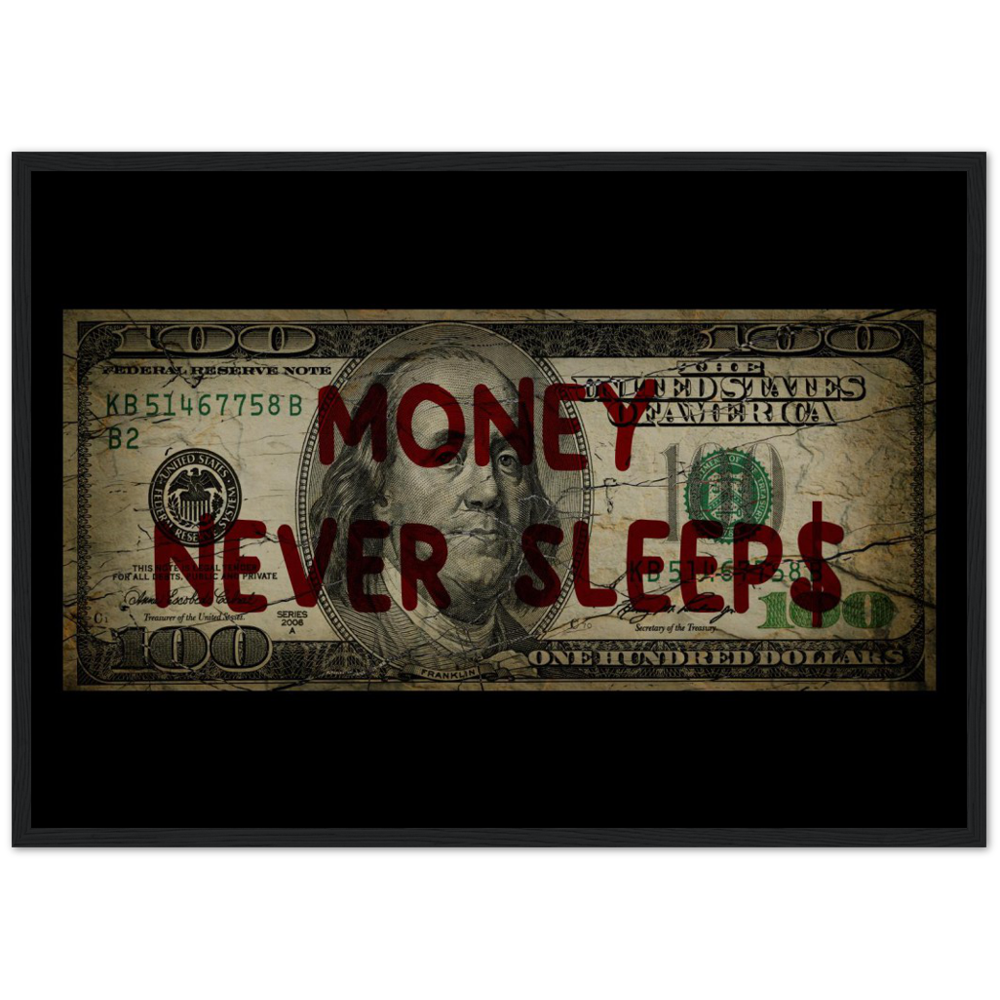 Geld schläft nie Poster