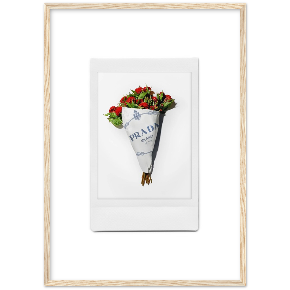 Polaroid-Blumen Poster