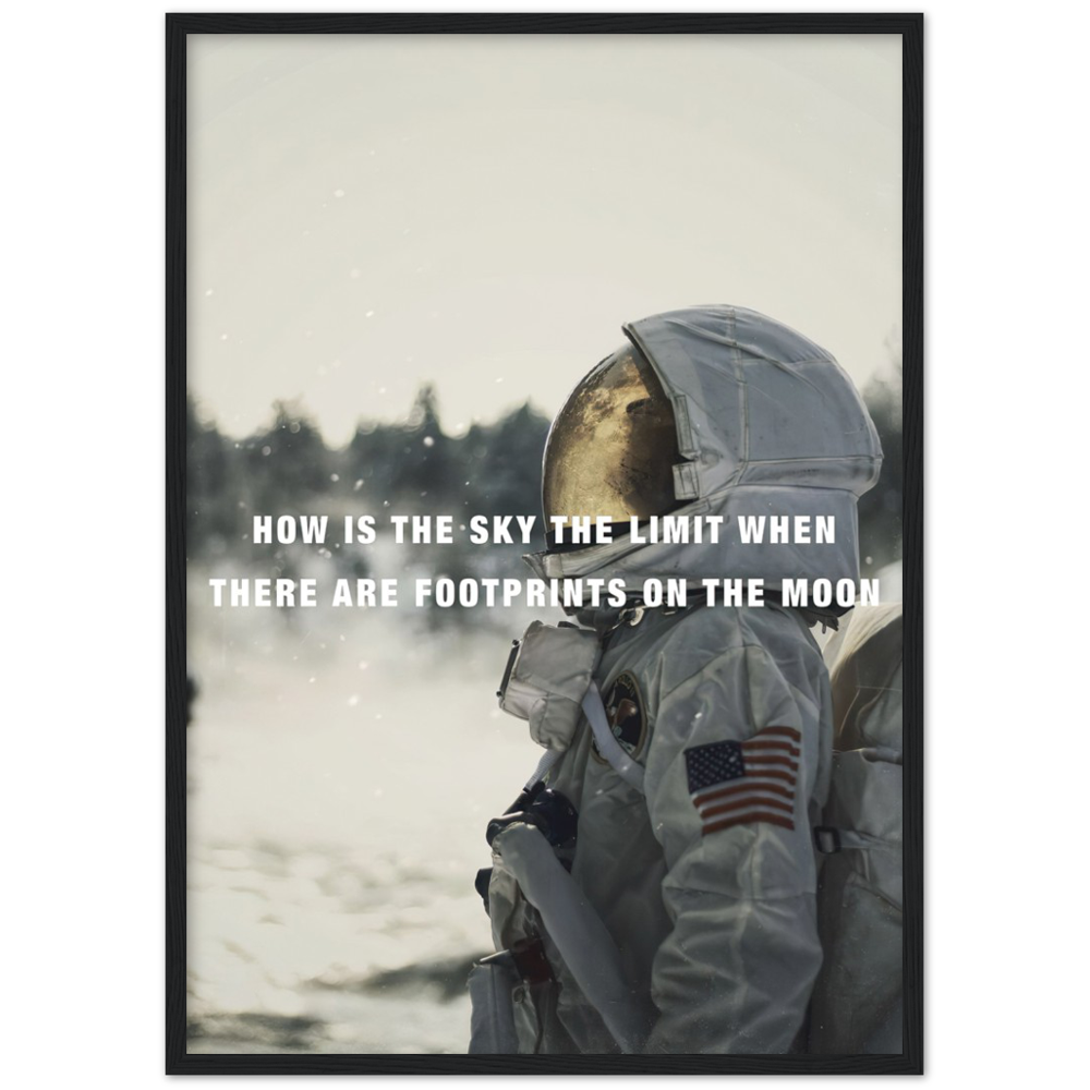 Himmel ist das Limit-Poster