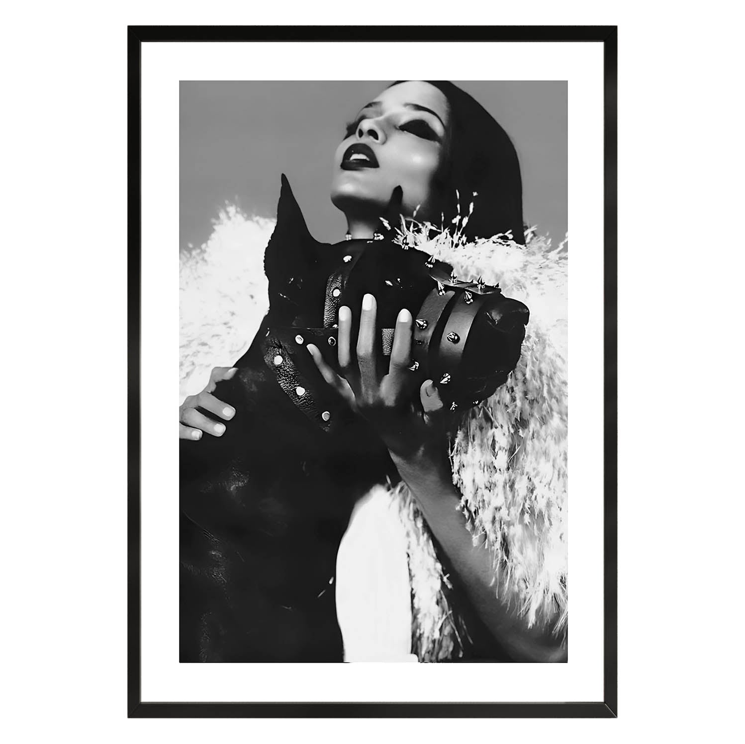 poster mansion wall art / poster/prints / black and white home decor