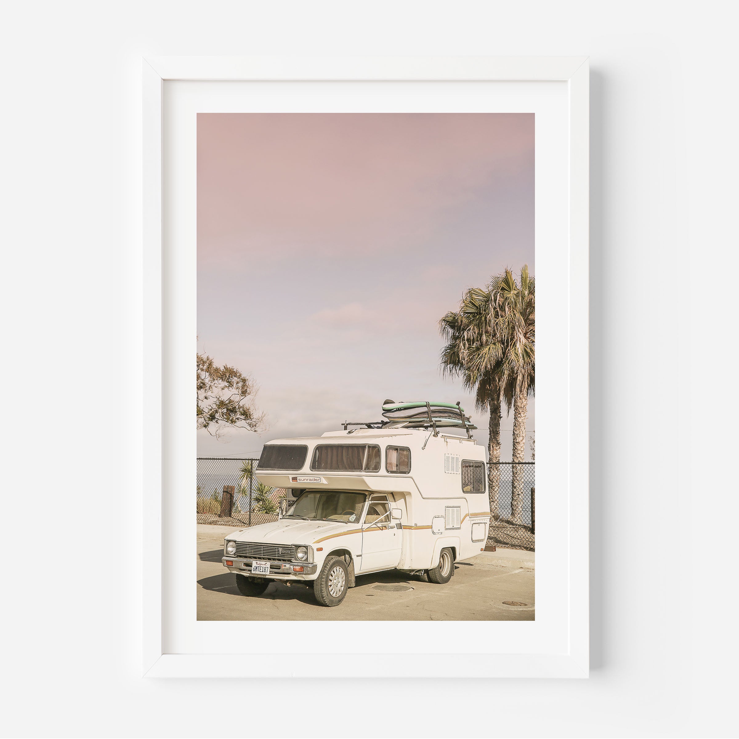 California Camping Poster