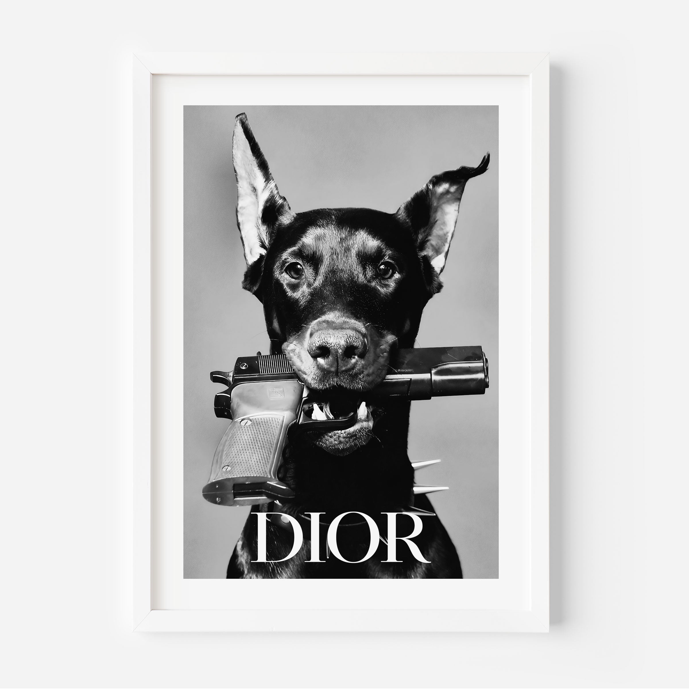 Dobermann Defender Poster