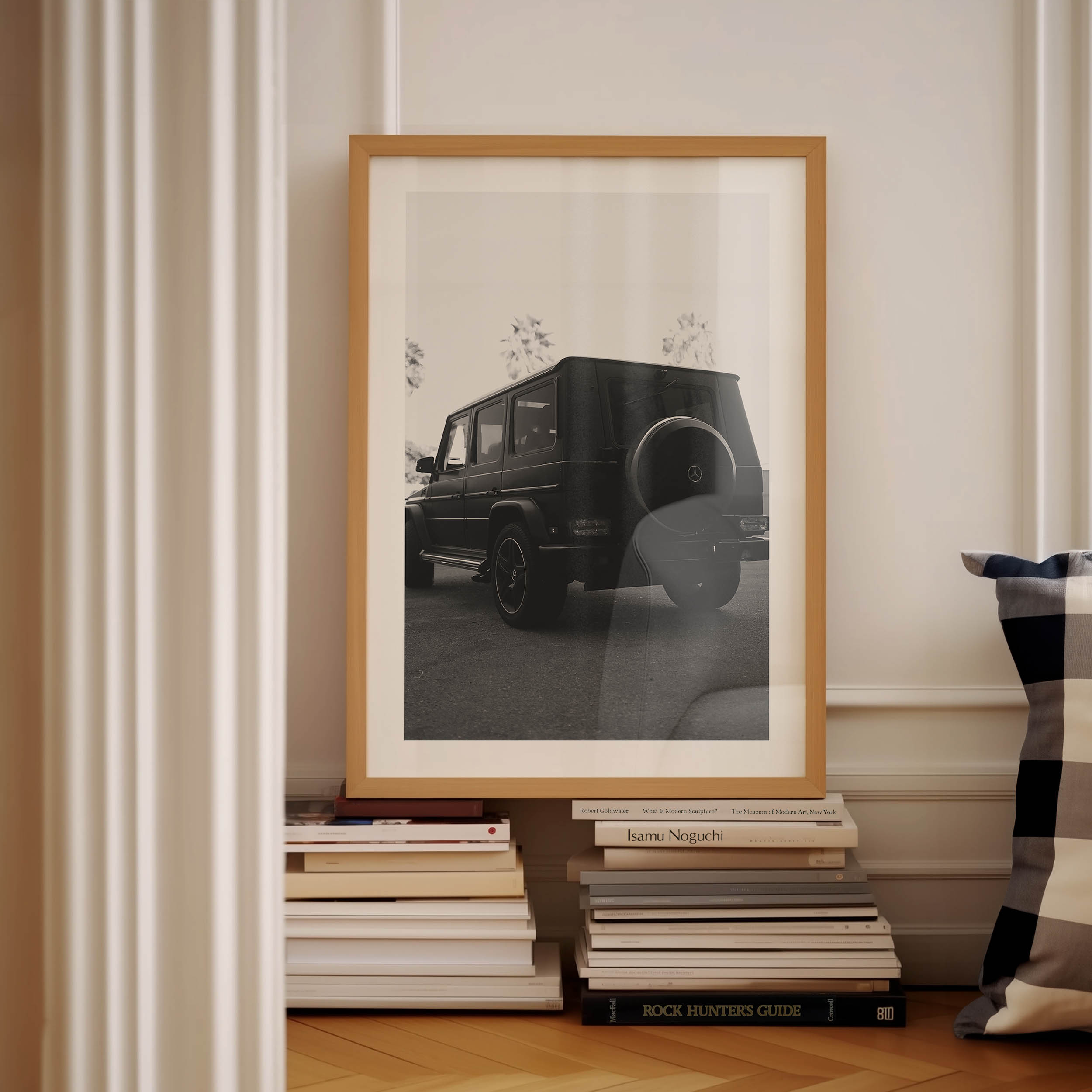black and white poster mercedes g wagon, wallart, wall decor