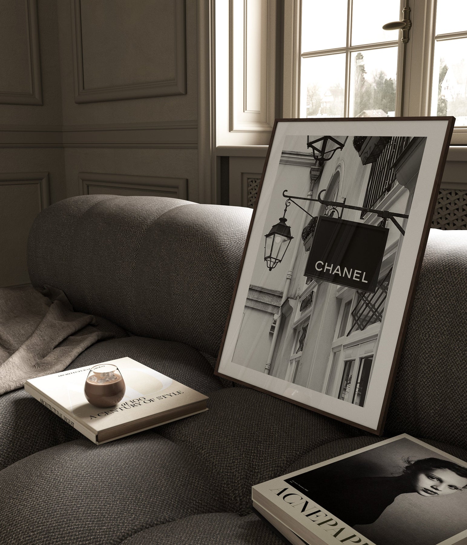 Affiche Chanel de luxe  AfficheManoir – Poster Mansion