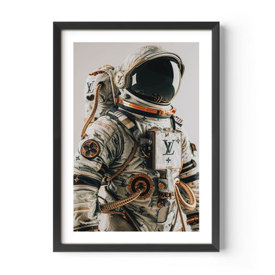 Louis Vuitton astronaut fine art print, wall decor, fashion, modern