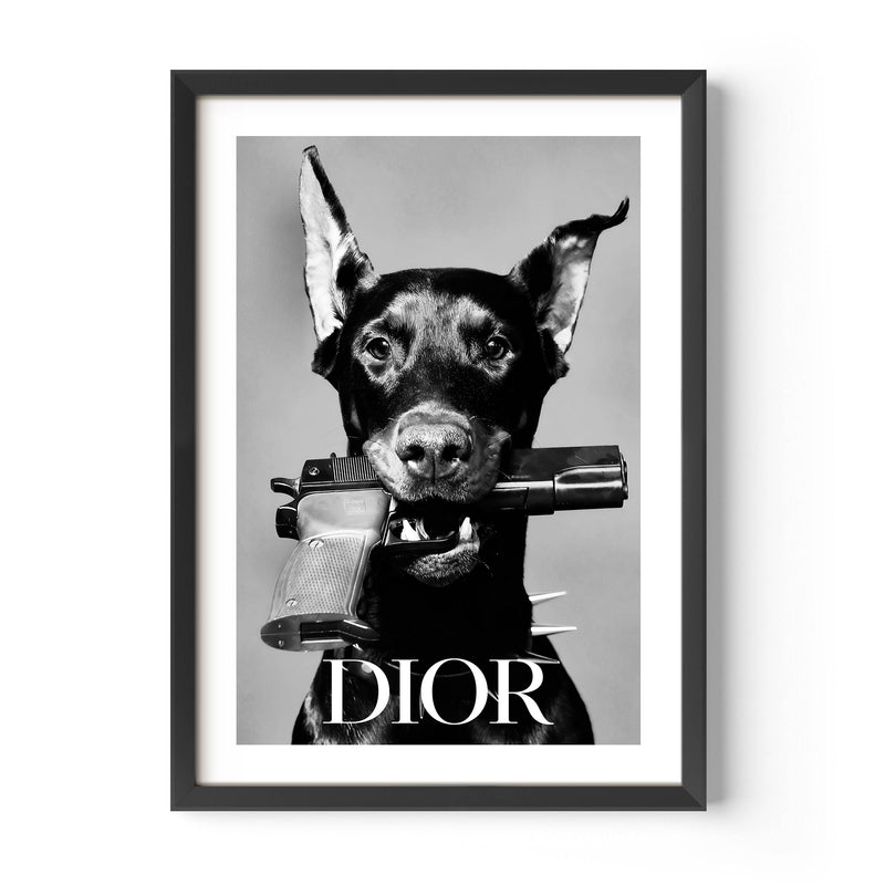 Dobermann Defender Poster