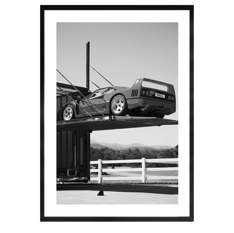 Ferrari Arrival Poster