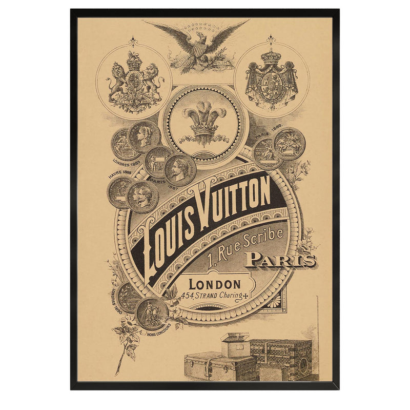 Vintage Luxury Fashion Poster