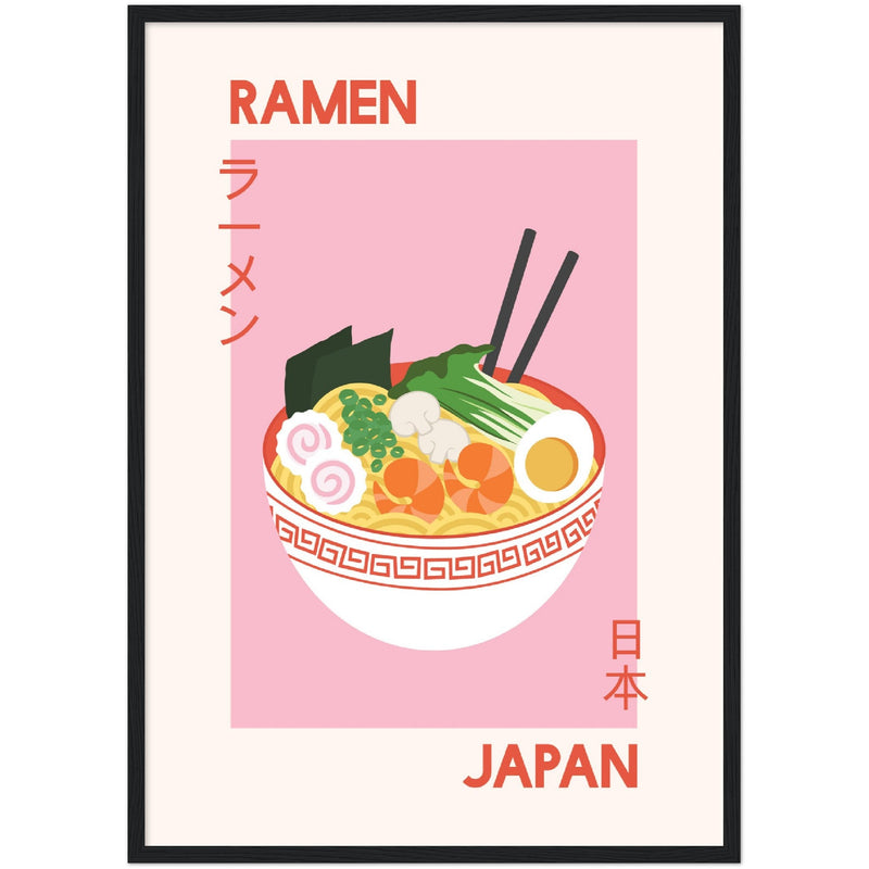 japanese ramen illustration print