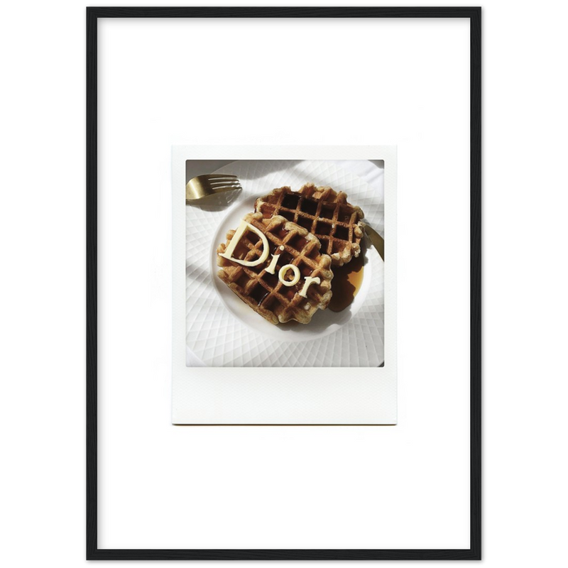 Petit-déjeuner Polaroid Poster