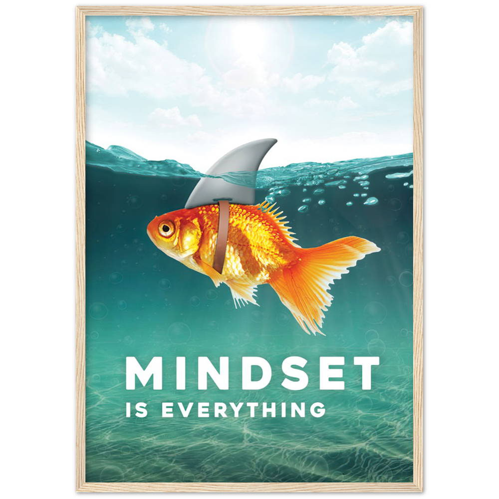 Mindset Is Everything Poster-Poster Mansion