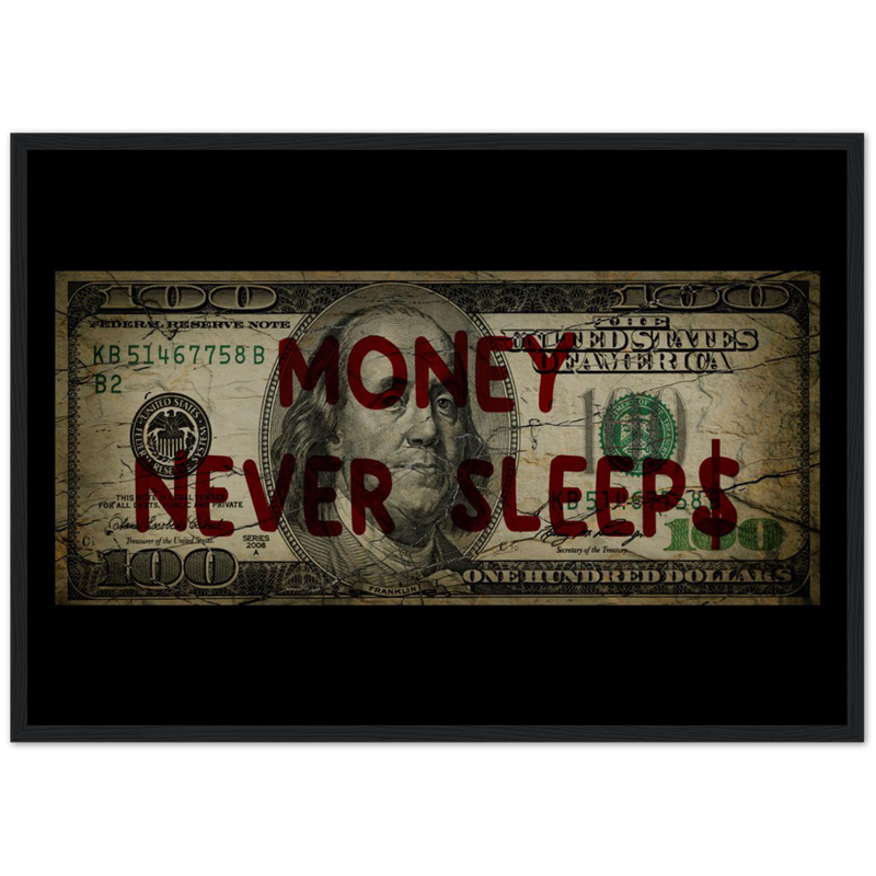 Geld schläft nie Poster