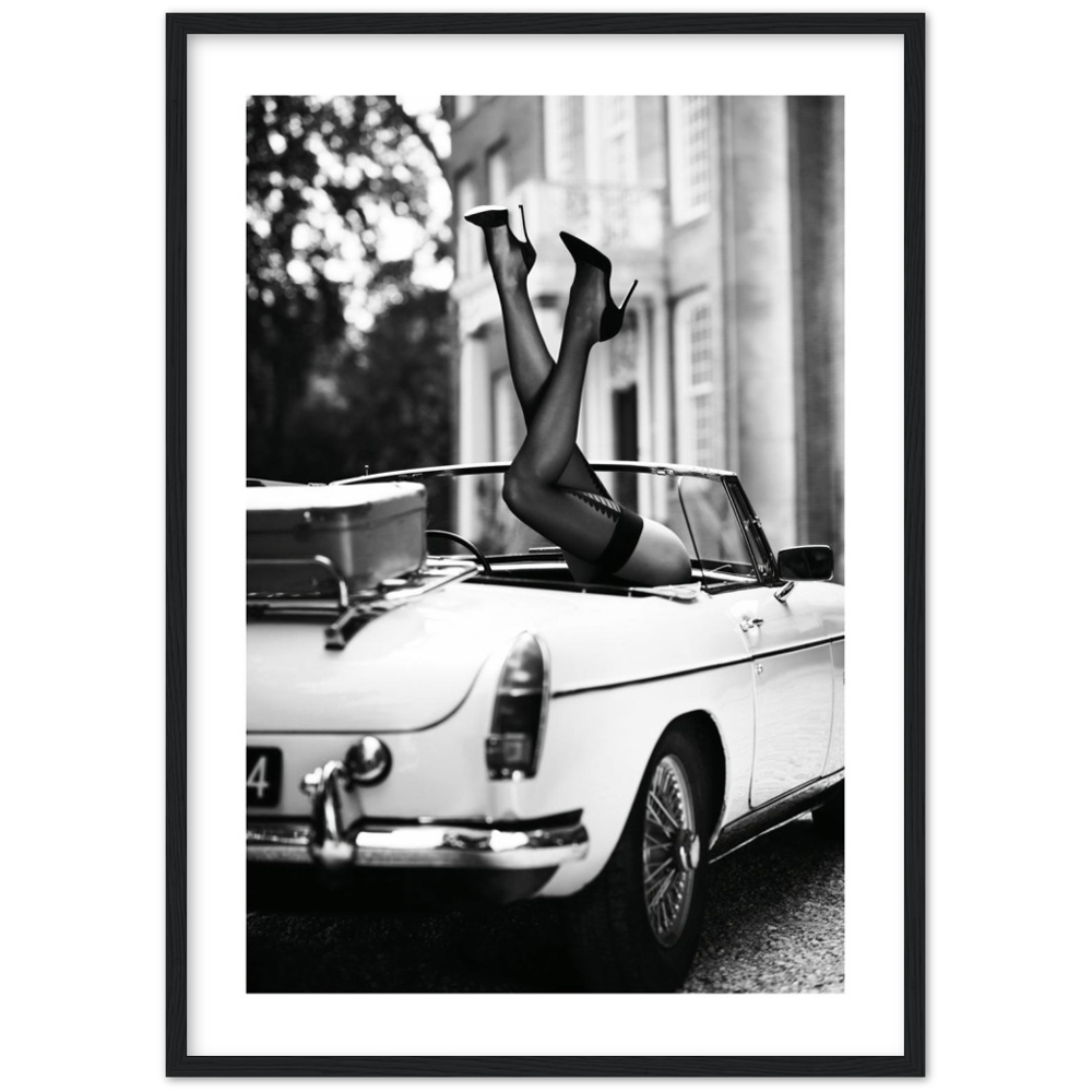 Model In Classic Car Poster Poster Mansion model-in-classic-car-poster-poster-mansion