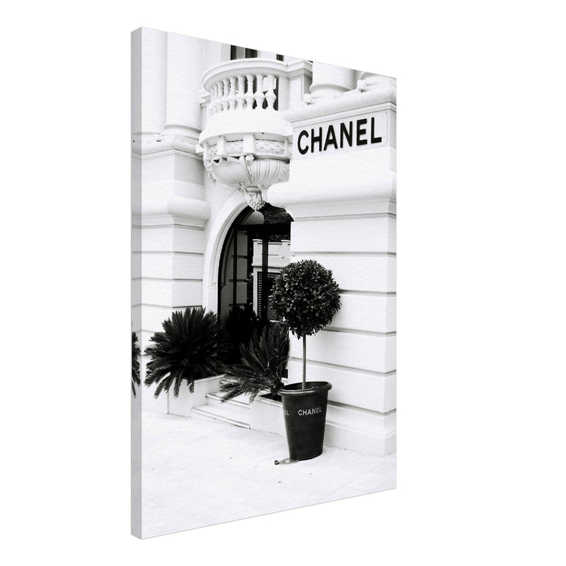 chanel decorations for bedroom black and white