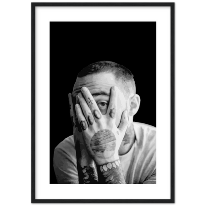 mac miller cigarette poster Album Pac Metal Poster I have just made Mac